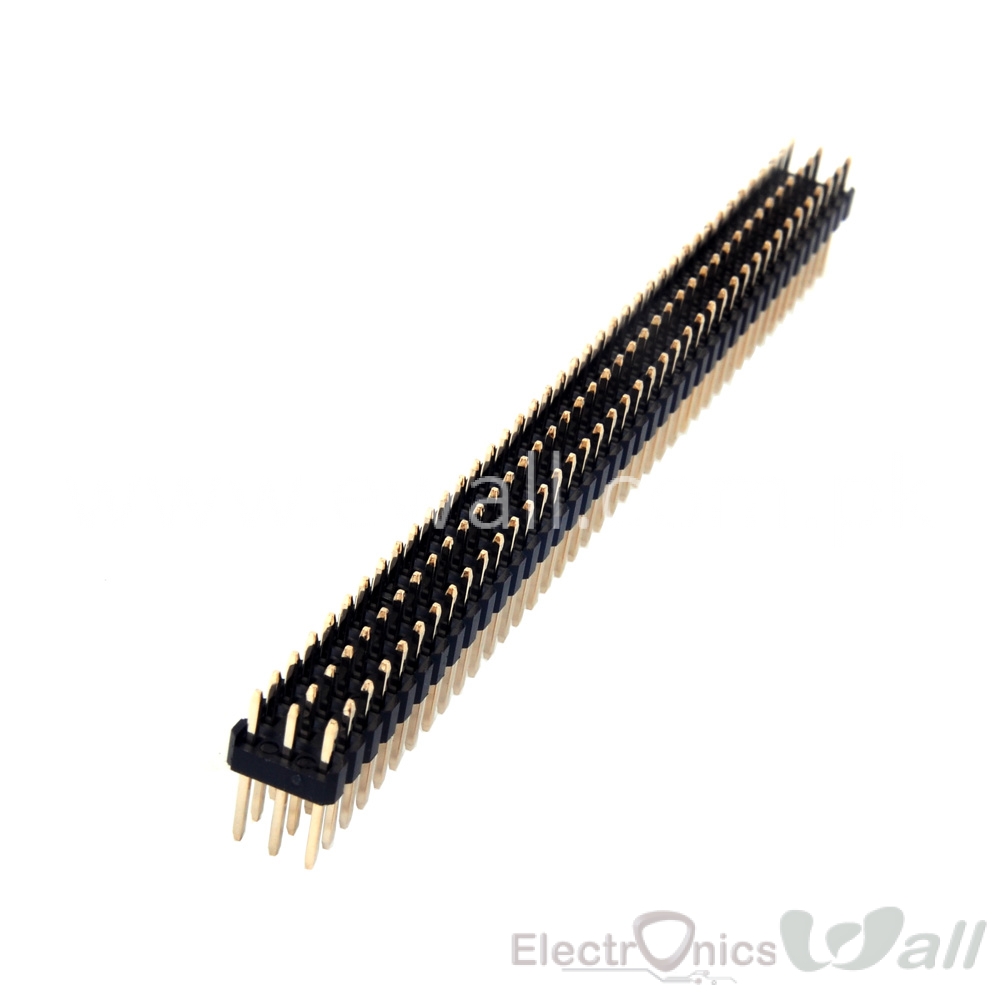 3x40P 2.54mm Pitch PCB Pin Header Male Triple Row Straight