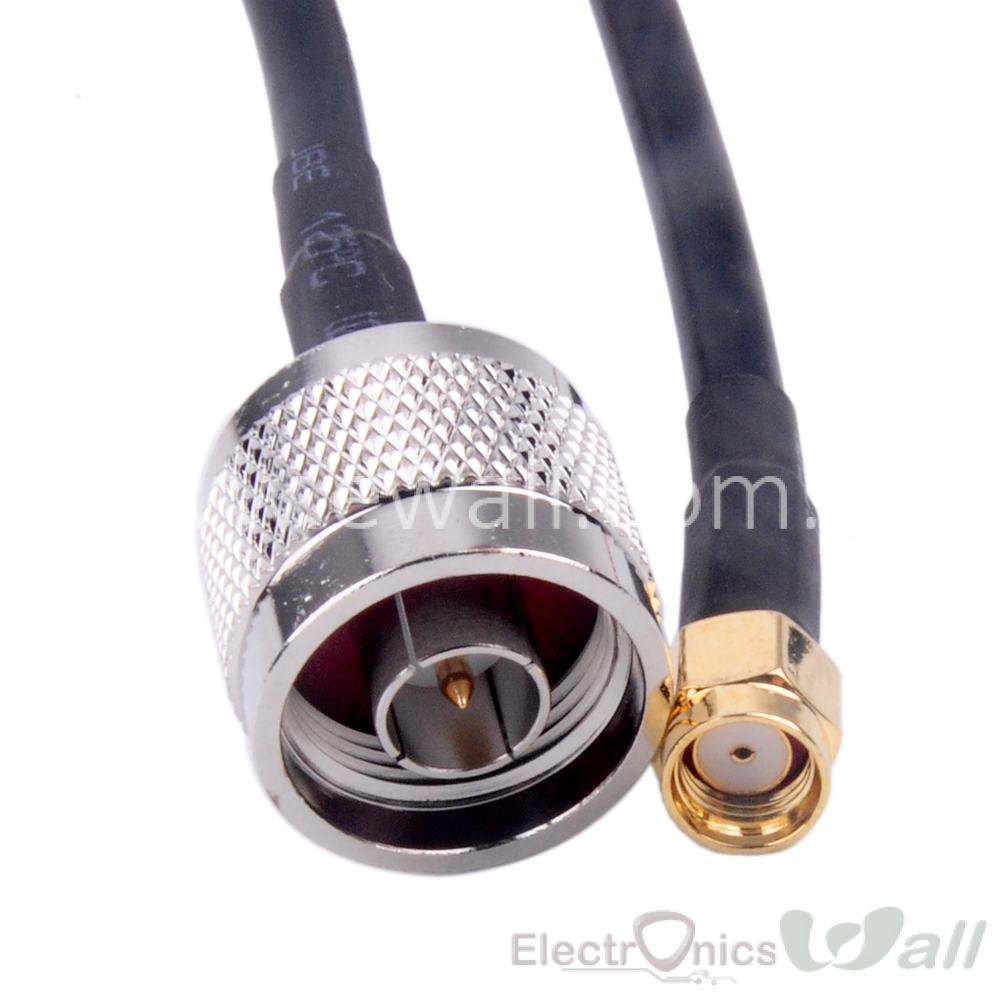 Bolwins F43C RP-SMA WiFi Antenna Extension Cable – 3m (10ft) With Magnetic Base