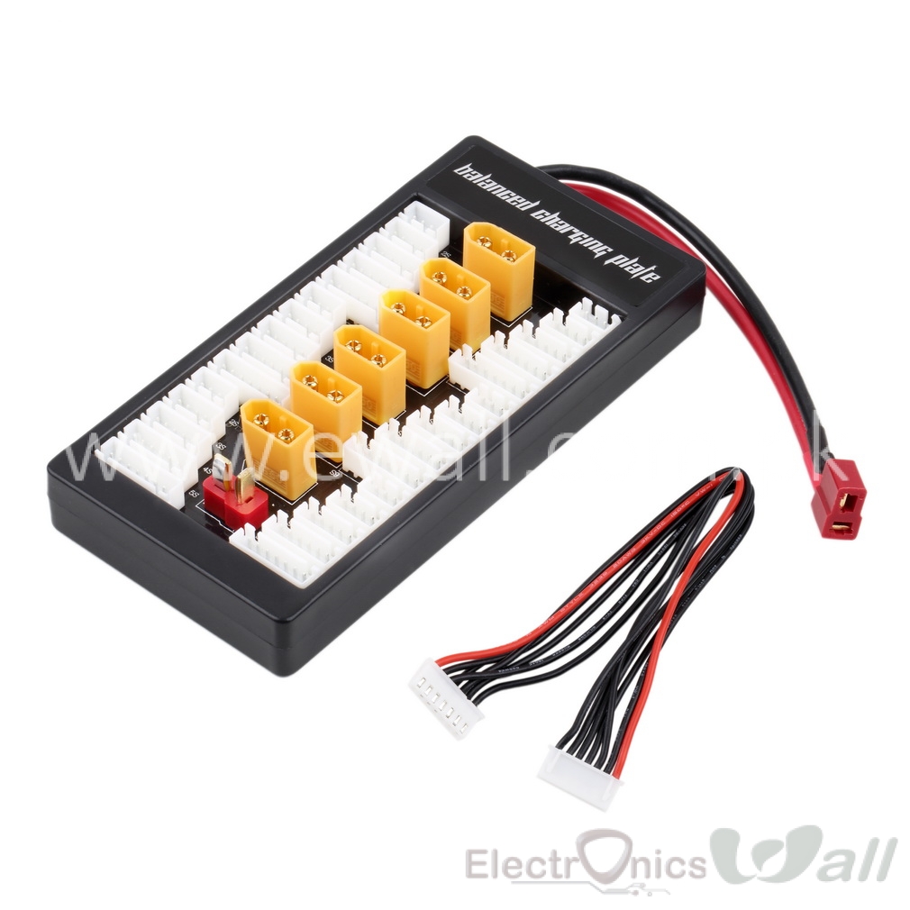 Parallel Charging Board Con Prolunga XT60 Per Caricabatterie HOTA D6/D6PRO/D6+ - Supporta 2-6S