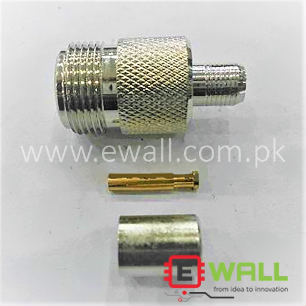 RF head N type Female  N-KY-5 connector to 50-5 cable coaxial connector