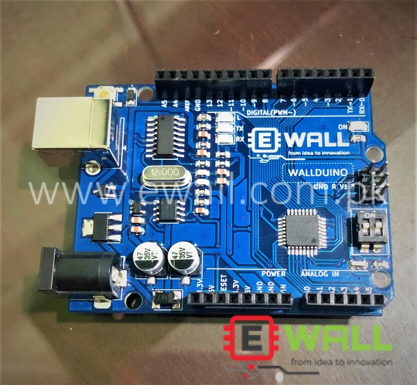 EWALL Wallduino UNO R3 with USB cable Made in Pakistan Arduino UNO