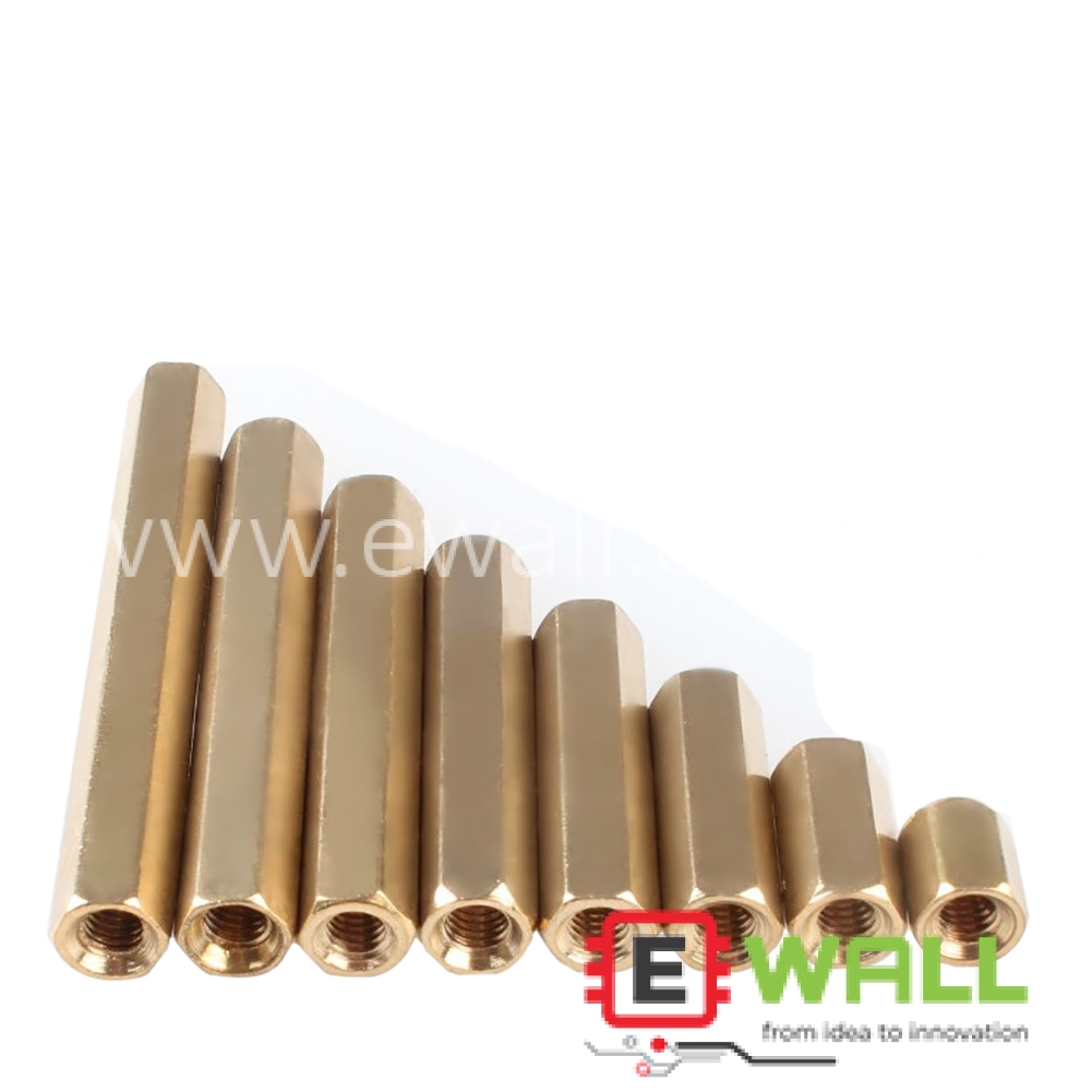 Double-Pass Hexagonal Copper Spacer / Stud Hollow Copper Column/Isolation Column (15mm)