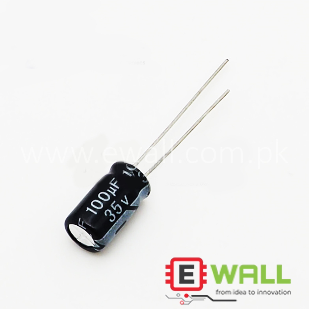 35V100UF 　6*12mm electrolytic capacitor 100UF/35V