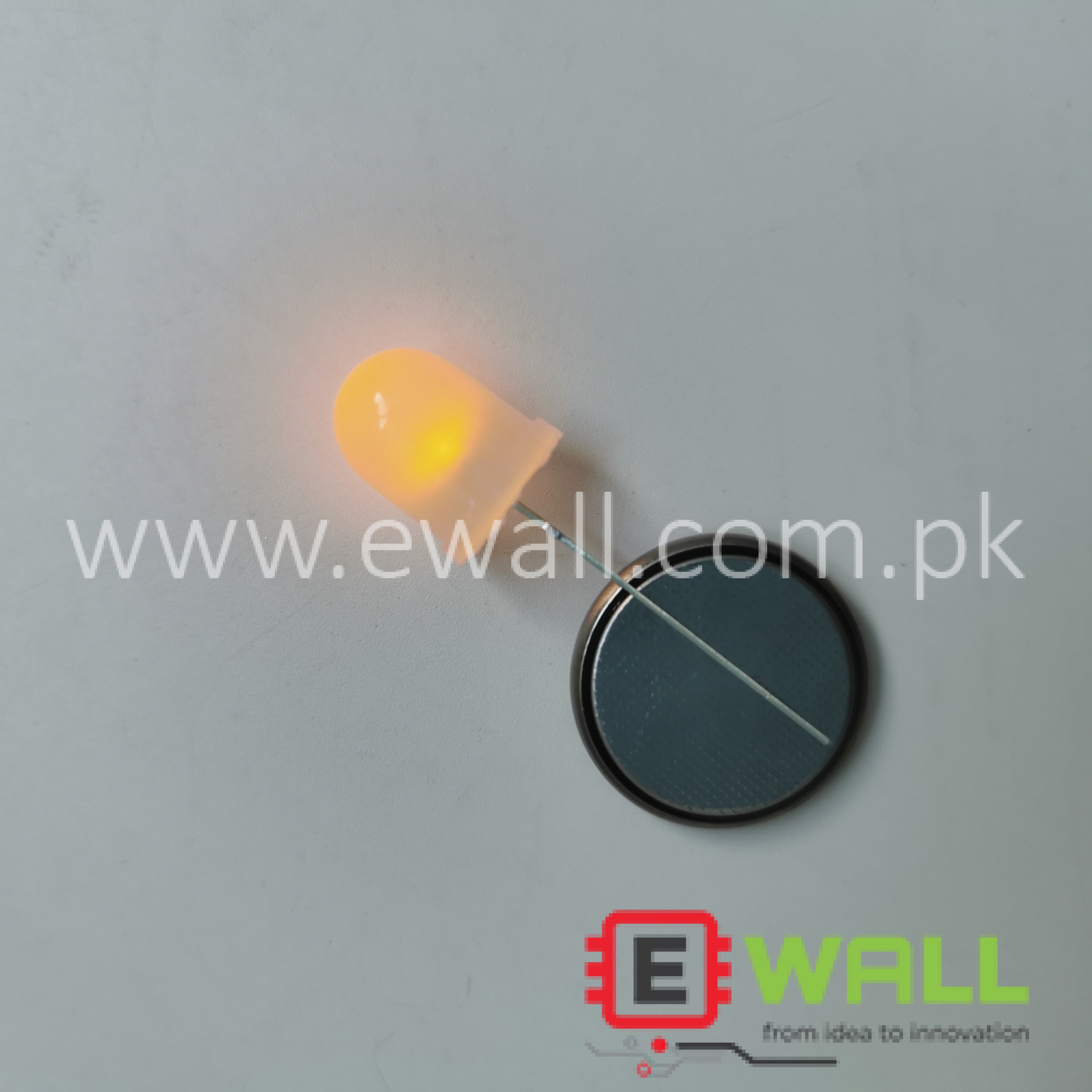 Diffused 10MM Foggy LED White to Yellow