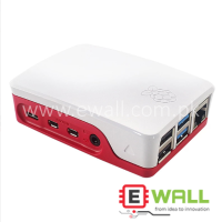 Raspberry pi 3 model B Case-Compatible with Raspberry Pi 3rd/4th generation B-type case (red and white)