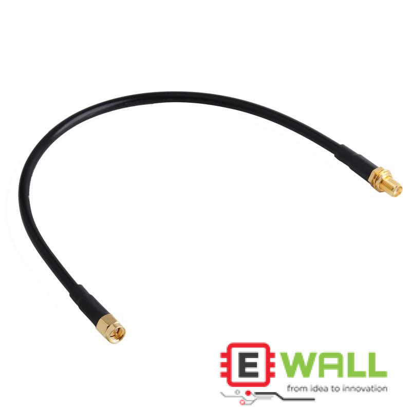 SMA to SMA-JK internal thread inner needle to external thread inner hole with 0.3meter LMR195 RF adapter cable