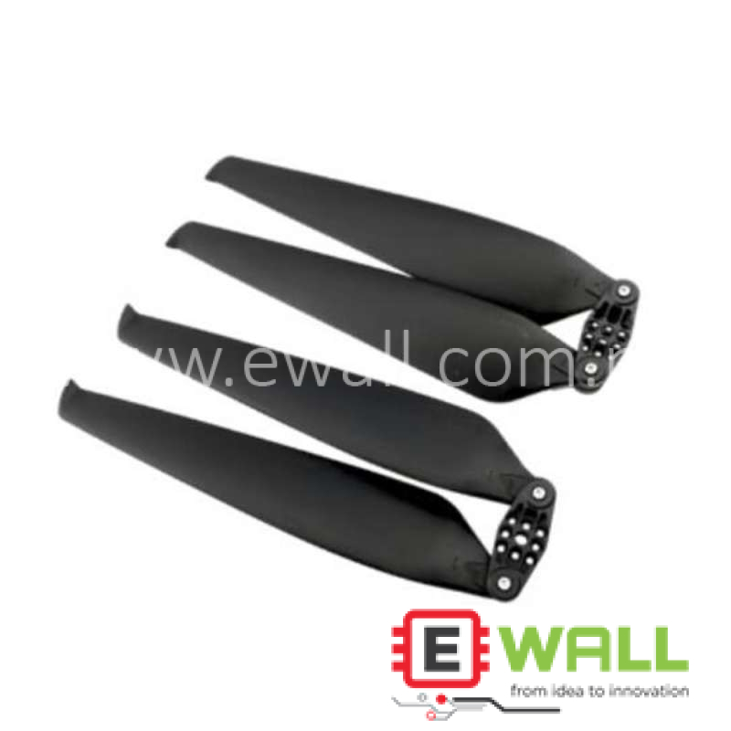 Foldable 22 inch 22x7 2270 pair (CW+CCW) Props Carbon Fiber and Plastic composit propellers