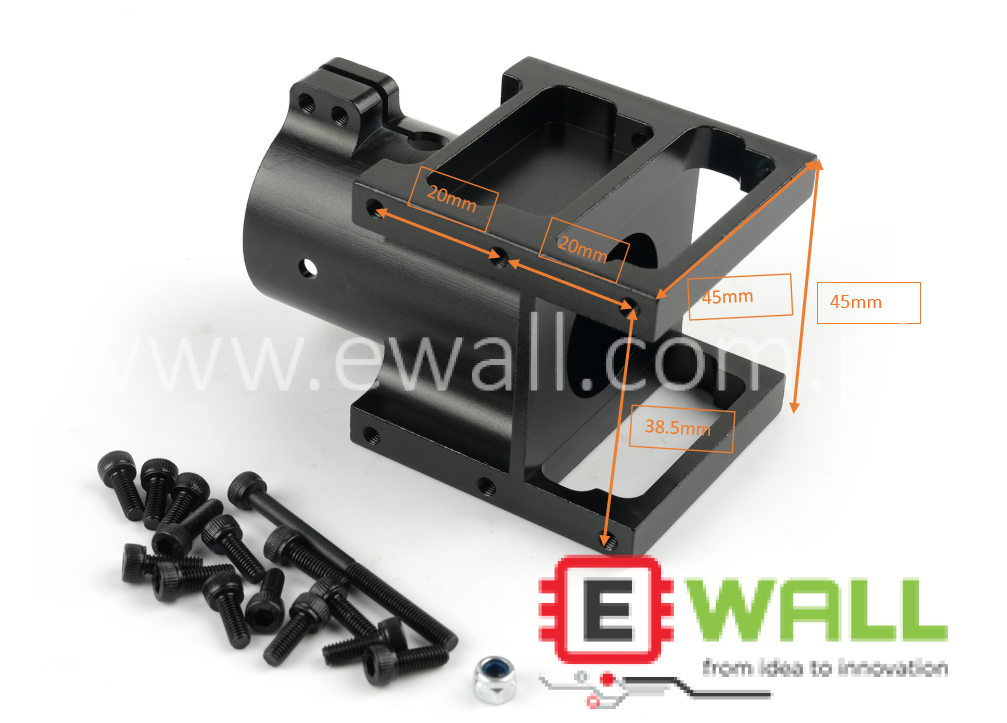 D30 30mm carbon fiber Boom/ tube mount to center plate fixing clamp for Multirotor UAV