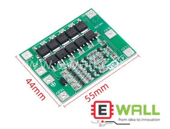 40A 4S BMS for Lithium Battery LI-ION charger/discharge protection enhanced version 16.8V REV 2.3