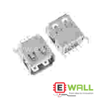 USB Female Socket straight-leg A-type USB vertical AF 13.7mm PCB Mount