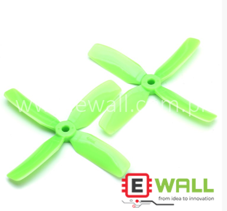 4 inch Kingkong 4x4x4 4040 4-Blade Propeller 1 Pair(CW+CCW ) for FPV Racer Multirotor Drone