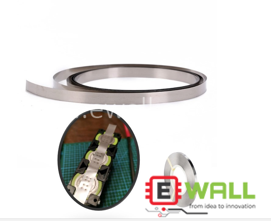 Nickel Strip for Battery Spot Welding 0.2mm Thick , 10mm wide 0.2*10mm 1-Meter Lithium Battery Connection 18650 , 21700 etc