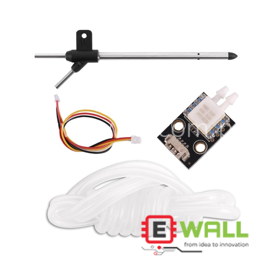Digital Airspeed Meter / Sensor PIX Flight control MS4525DO differential pressure sensor (2nd Gen GH with locking interface airspeed + pitot tube)
