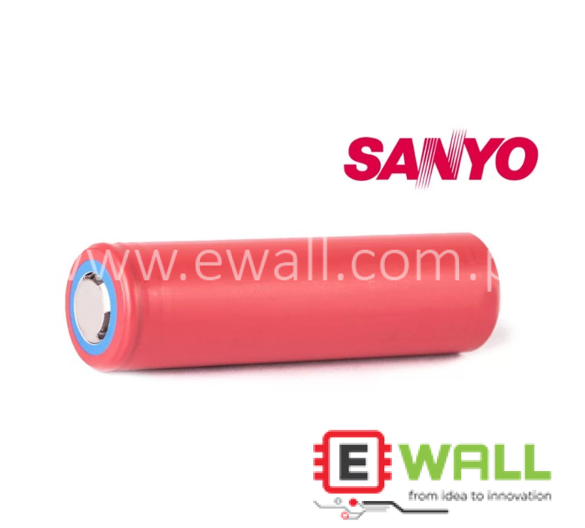 3.7V 3500mAh  100% Orignal Sanyo/Panasonic NCR18650GA (Red) 18650 Lithium-ion Li-ion (made in Japan)
