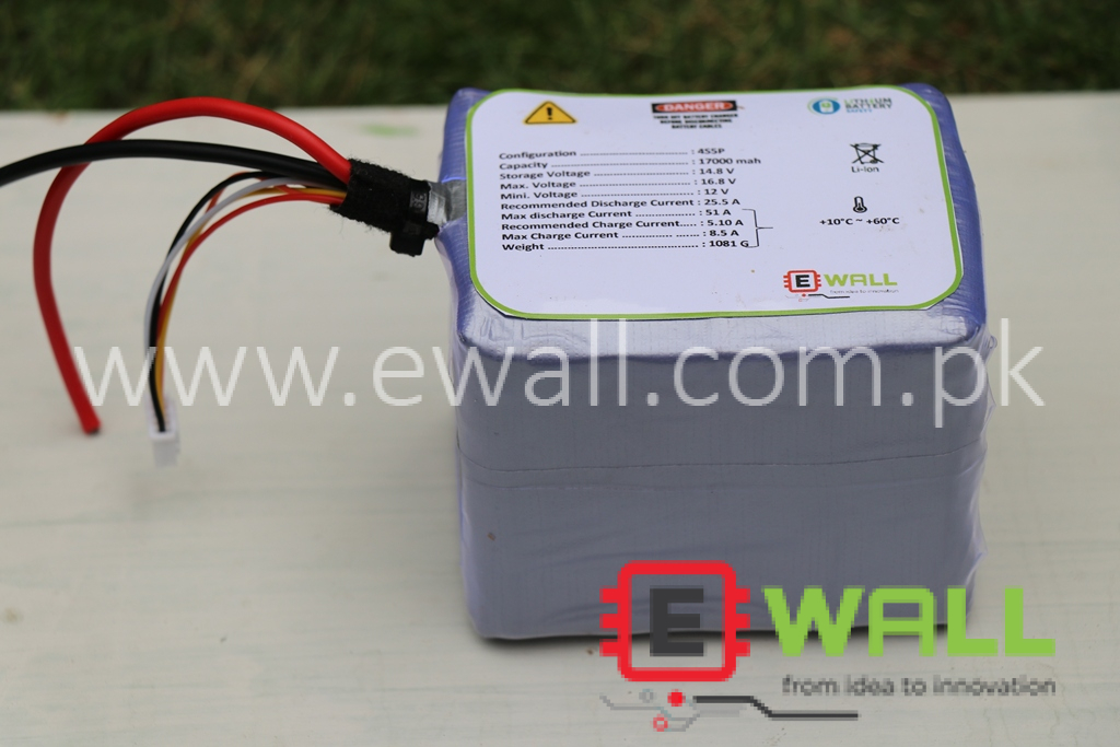 14.8V 17000mAH 50A Discharge Lithium Battery High Quality (17AH)