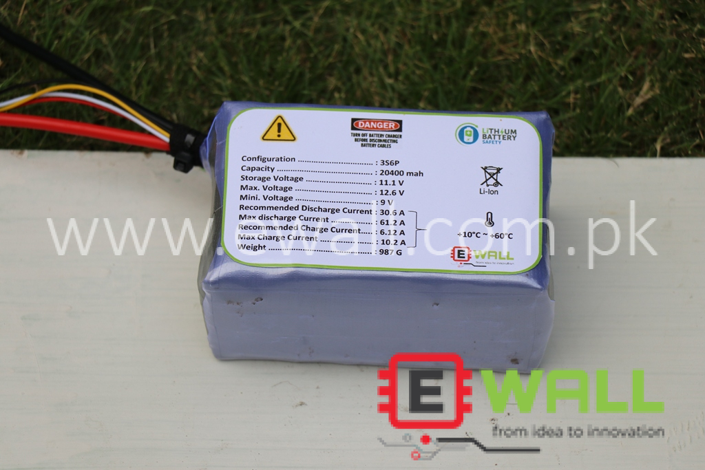 11.1V 20,400mAH 60A Discharge Lithium Battery High Quality (20.4AH)