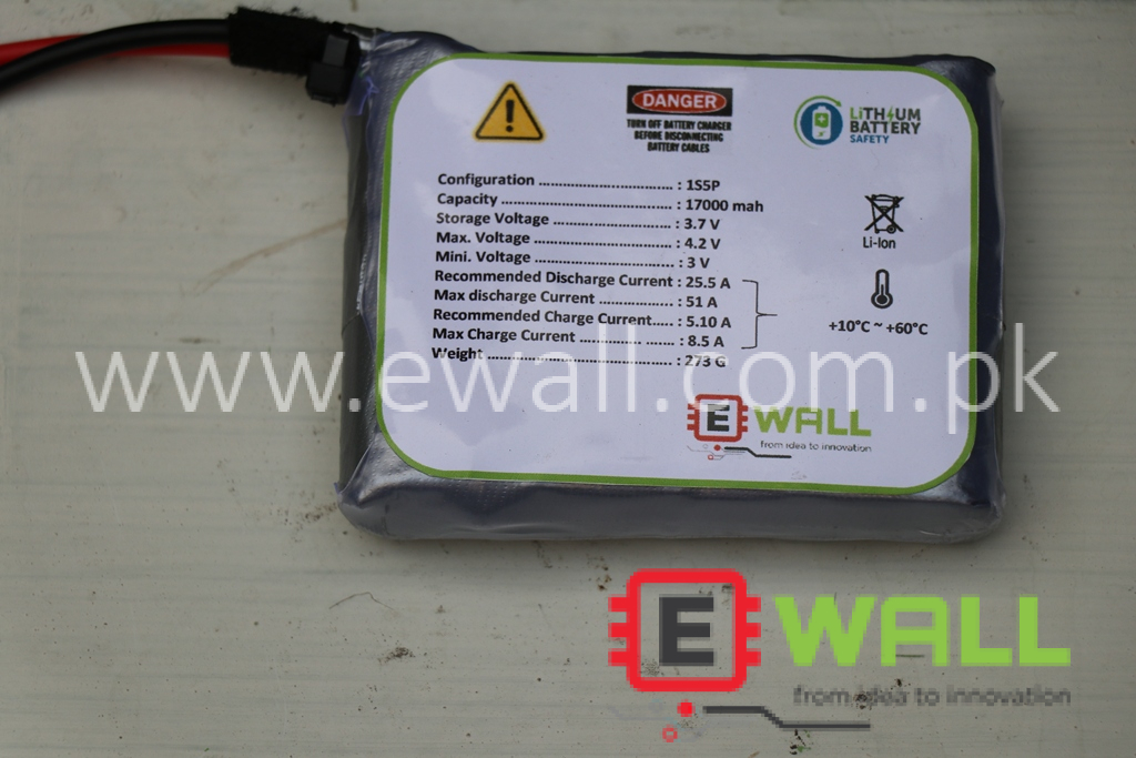 3.7V 17,000mAH 50A Discharge Lithium Battery High Quality (17.0AH)