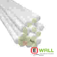6mm Dia , Length: 200mm Glass Fiber Rod/tube-white