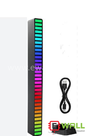 32 LED Light Bar Sound Reactive Atmosphere_ Lamp Beat Glow RGB Music Sync