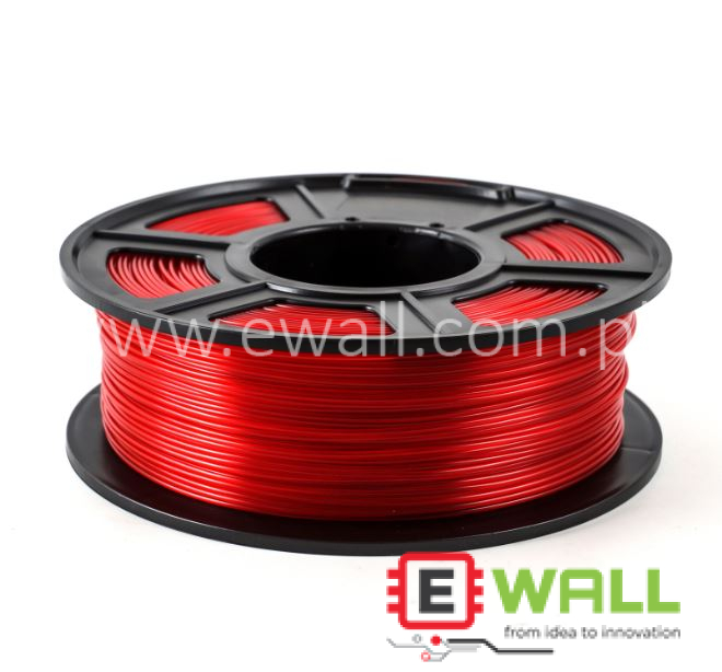 PETG Filament 1.75mm 1kg Transparent Red PETG High-Speed Filaments (3D Printer Filament)