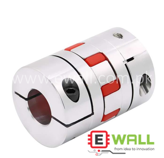 D25L30 RED Flexible Shaft Coupling 6.35x12