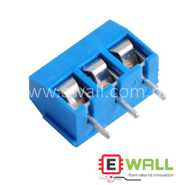 KF301-3P 5.0mm Blue Connect Terminal Screw _ Terminal Connector