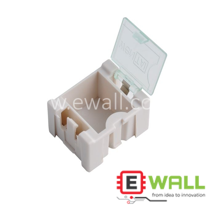 SMT SMD Component Storage Box IC Component Box 1# White 25*31.5*21.5MM