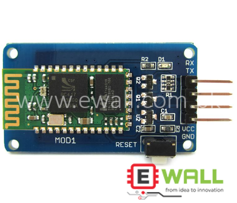 2.4G Serial Bluetooth Module V2.1+EDR for Arduino Smart Car Home __  Standby Current is 400uA ~ 1.5mA, Transmission Current 20mA .