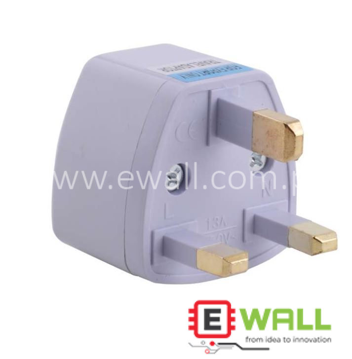 US to UK Plug Adapter – 3-Pin Type B to Type G Power Converter