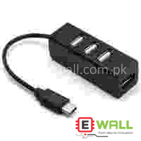 480Mbits High Speed USB HUB 2.0 Hub Black Type-C