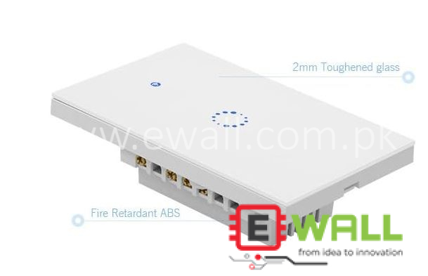 Sonoff T1 1-Gang Smart WiFi Touch Light Switch – US/AU Standard, RF 315MHz, 802.11 b/g/n, Compatible with Alexa, Google Home, Nest
