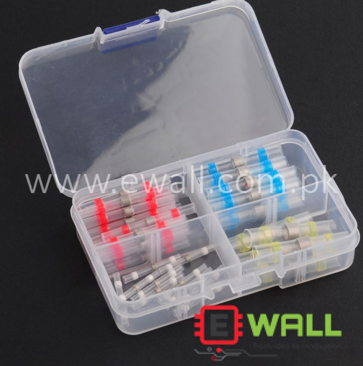 50PCS Waterproof Butt Terminal Kit Self-Solder Wire Connectors IP67