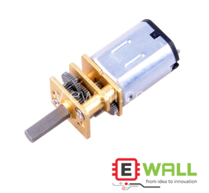 DC 3V 25RPM Mini Metal Gear Motor With Gear Wheel Model:N20 3mm Shaft Diameter For Smart Car