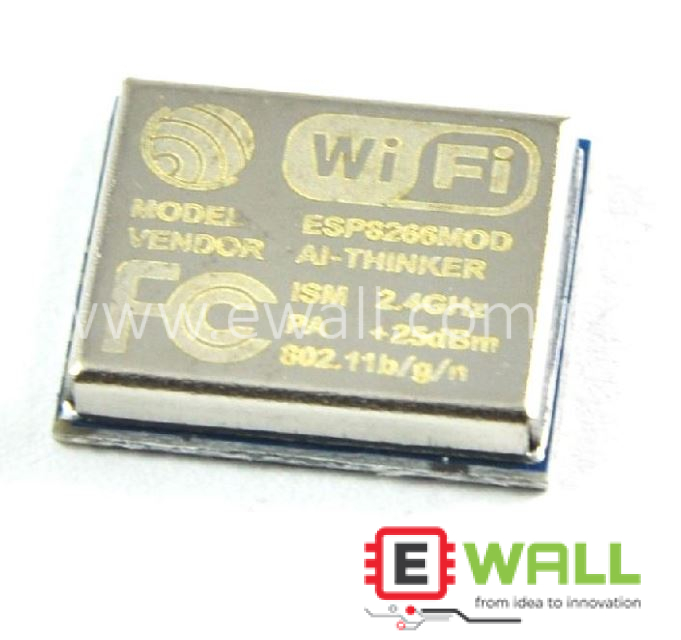 ESP8266 ESP-06 Serial WiFi Wireless Module (Chip) _ 2.4G 25dBm 802.11b /g /n Transceiver _ High Power Stable IoT Board