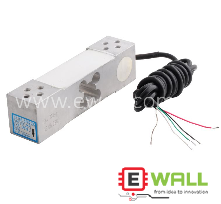 100KG Load Cell YZC-664 Weight Sensor High Precision Strain Gauge Module For Electronic Weighing Scale