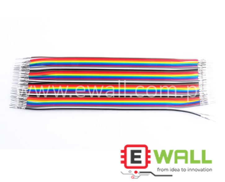 40pcs Male to Male Jumper Wire 20cm 2.54mm Dupont Cable For Arduino Breadboard DIY Electronics