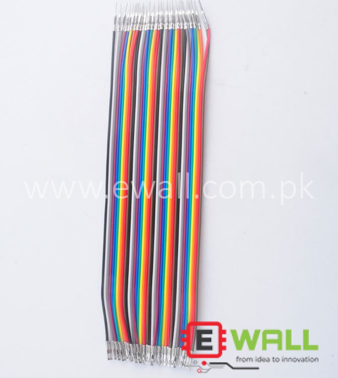 40Pcs 30cm Male to Female Jumper Wire 2.54mm Dupont Cable for Arduino Breadboard DIY No Connector