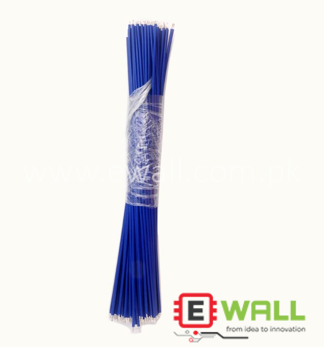 15CM 24AWG Tin Plated Hook Up Wire Multicore Blue (50PCS) Flexible Durable Electrical Connection Cable