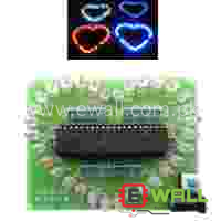 Romantic Heart Shape LED Light Kit _ Bright Decorative Love Lamp Set for Bedroom Wedding _ Party Decoration Gift Item Deluxe