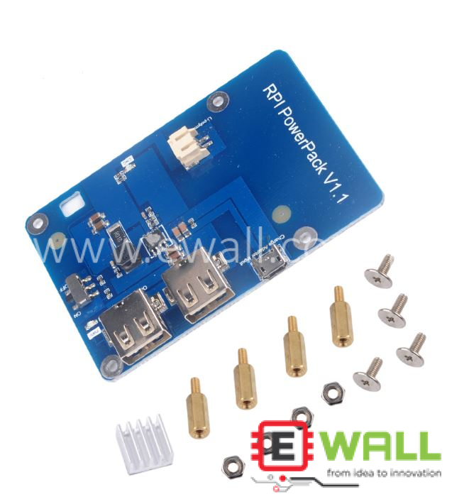 RPI Lithium Battery Expansion Board (Without Battery) for Raspberry Pi 3 Model B Pi 2B B+  Cell Phone