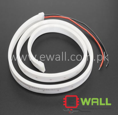 12V LED Flexible Silicone Neon Like LED Strip 1 Meter Cold White  Bright Light Strip For Home Decoration Lighting Use