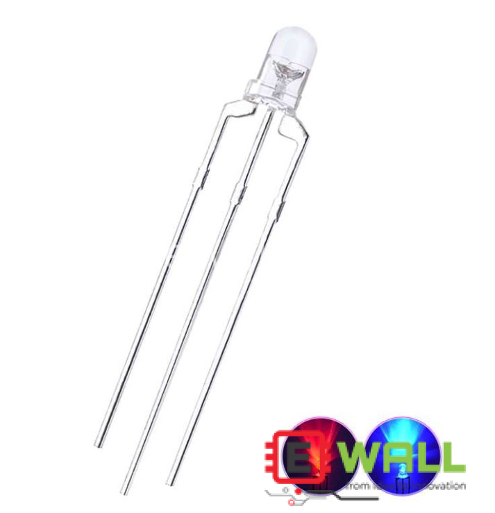 3mm LED Red Blue Light Emitting Diode _ High Brightness Durable Mini Indicator _ Led for Electronics Projects Use