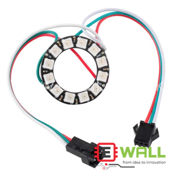 7 Bits 7 X WS2812 5050 RGB LED Ring Lamp Light with Integrated Drivers