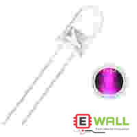 3mm LED White To Pink Colour Changing Two Tone Light Emitting Diode High Brightness Decorative Indicator Lamp DIY Use (10 Pcs)