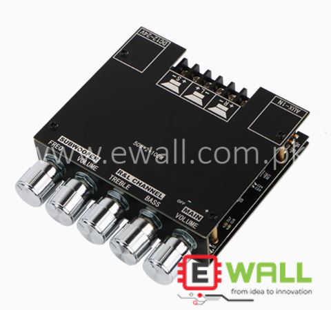 Digital Amplifier Module 2.1 Channel 50W 2 Plus 100W Subwoofer High Low Frequency Audio Board for Speaker System