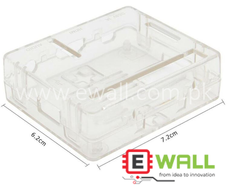 White Plastic ABS Case Box Enclosure For Raspberry Pi Model 3 A Plus With Camera Module Protection And Cooling Design