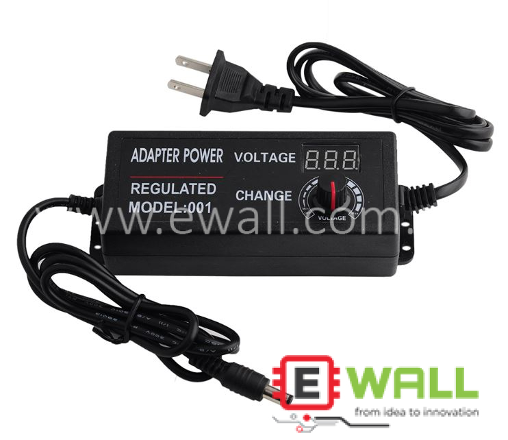 Adjustable Power Adapter 9V 12V 15V 18V 24V 3A Universal Supply With 1 Meter Cable For Multiple Electronic Devices