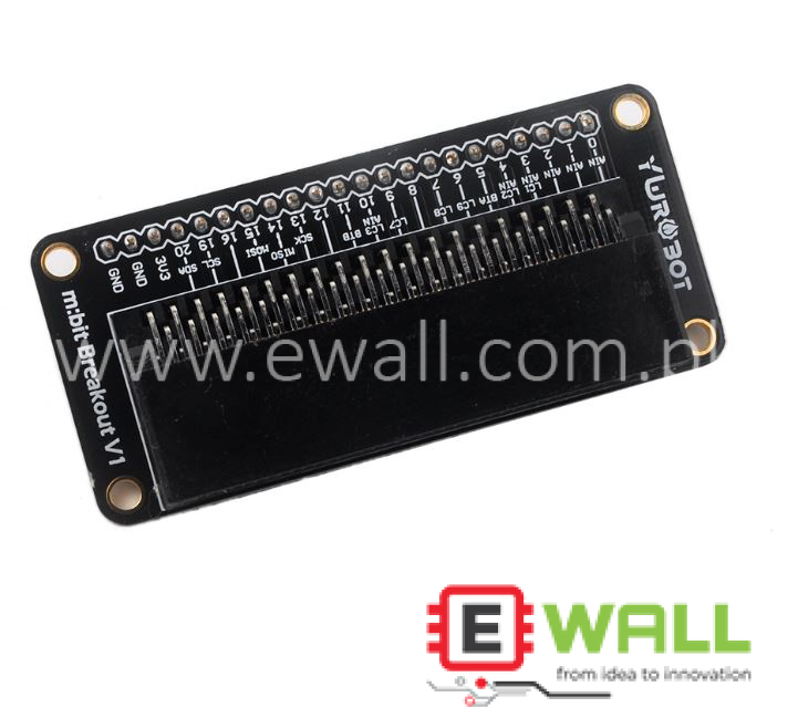 Micro Bit Expansion Board Breakout Adapter Breadboard Compatible Straight Pin Header Module For Easy Prototyping Use
