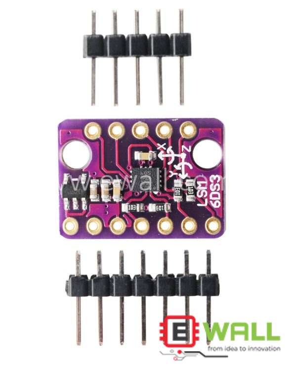 LSM6DS3 Accelerometer Gyroscope Sensor 6 Degrees of Freedom Breakout SPI I2C for Arduino