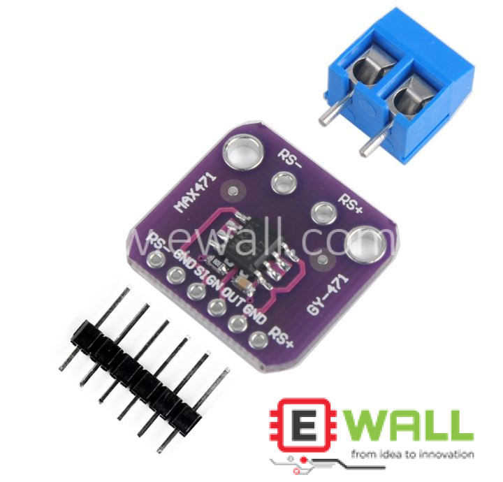 MAX471 (25V 3A) Voltage Current Volt Amp Test Sensor Module For Arduino